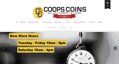 Desktop Screenshot of coopscoins.com